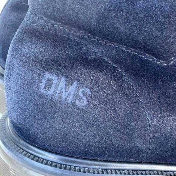 Vintage Dr Martens UK7 Navy Blue Suede England MIE 90s Y2K Boots Leather Chunky main image 5